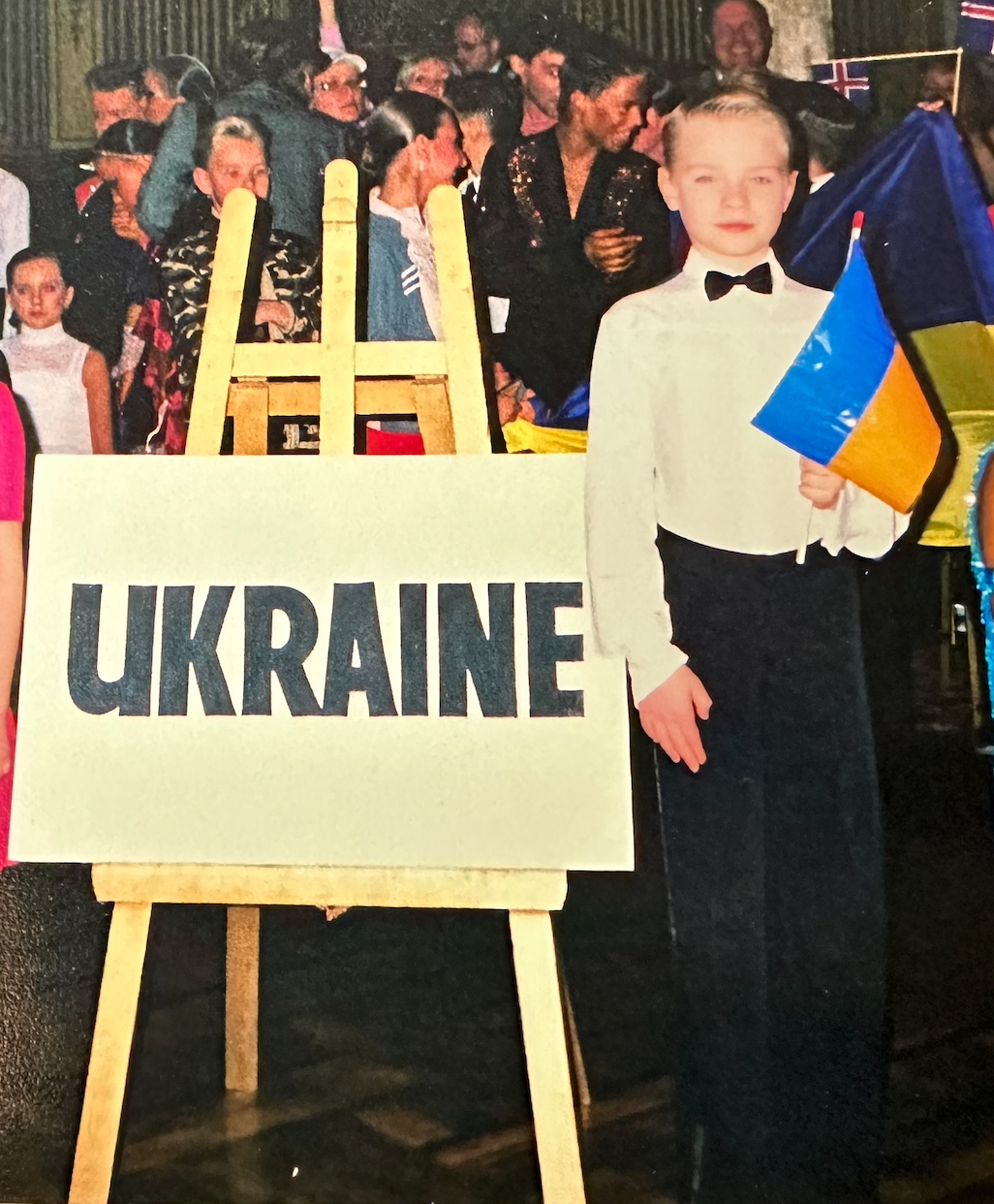 Roman as a child in Ukraine